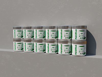 Matcha tea packaging 3d 3d mockups brand identity branding design graphic design illustration logo vector