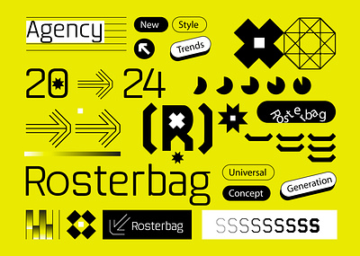 ROSTERBAG branding design graphic design icon identity illustration logo marks symbol ui