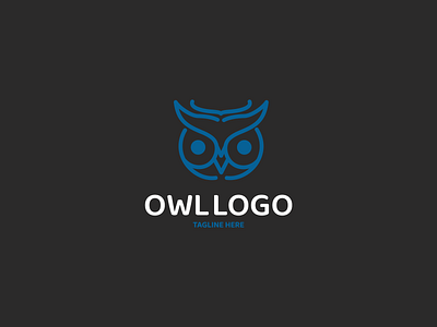 owl logo branding design graphic design illustration line art logo vector