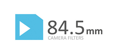 84.5mm camera / photographic filters LOGO camera design graficky dizajner grafik graphic designer logo logo designer minimal photographic piestany slovakia slovensko technical