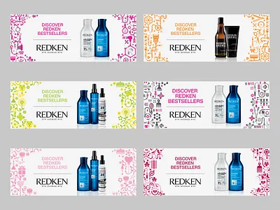 Redken Banners banner banners graphic desgin html5 redken