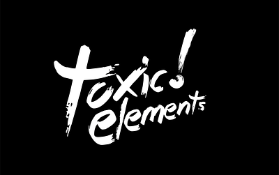 Toxic Elements - Drum and Bass Band / EDM DJ LOGO design band design dj drum and bass edm electronic music graficky dizajner grafik logo logo designer piestany producer slovakia slovensko