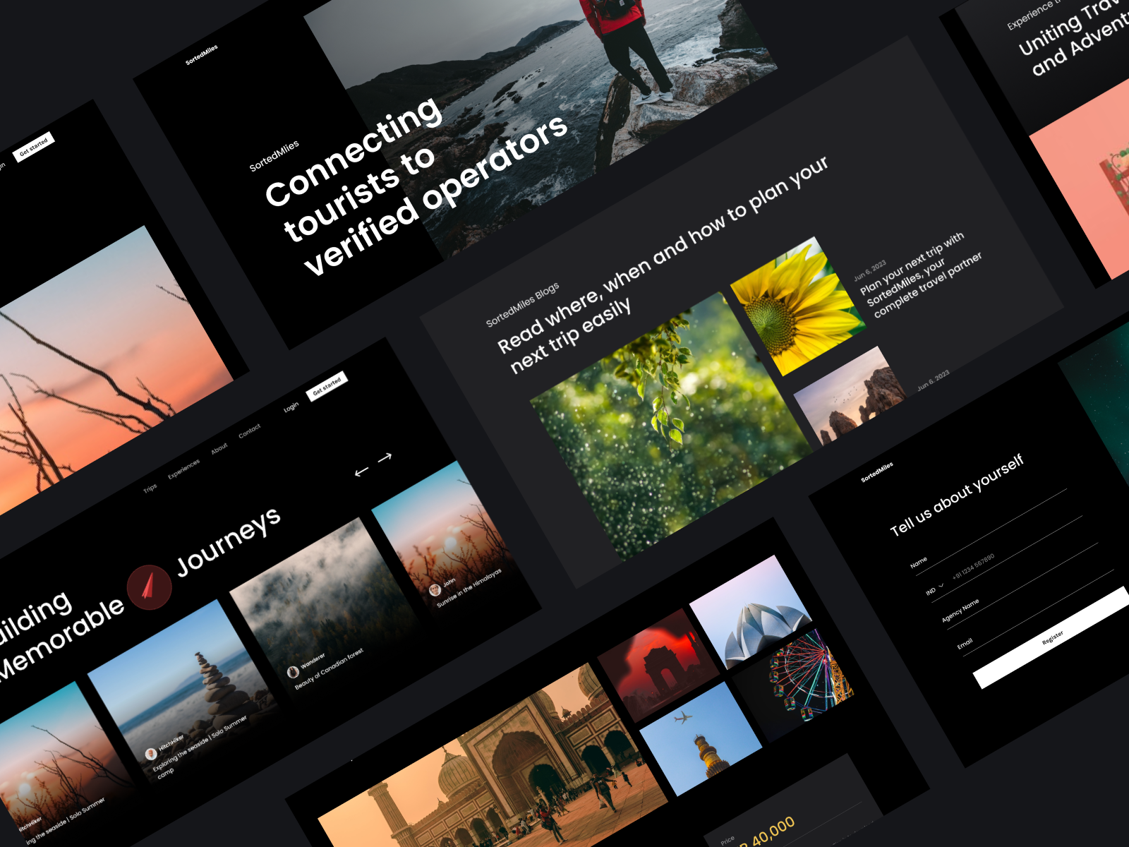 Website design for SortedMiles design ui uiux ux we web design website
