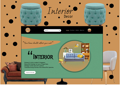 Interior 2d adobe xd branding design figma graphic design ui uiux uxresearcher