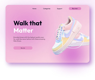 Nike Amazing Website Landing page | Shamii animation graphic design logo motion graphics ui