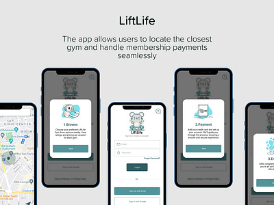 LiftLife graphic design logo ui ux