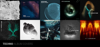 Techno Album Artwor mini portfolio - Music cover designer album beatport cd cover cover designer covers design designer detroit techno graficky dizajner grafik music piestany slovakia slovensko techno vinyl