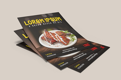 Restaurant Food Flyer Design branding creative design graphic design graphicdesign