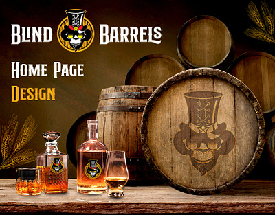 Blind Barrels Website Design design graphic design ui website