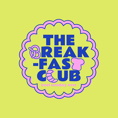 Logo - The Breakfast Club branding breakfast club delivery design food graphic design illustration logo sunday typography vector