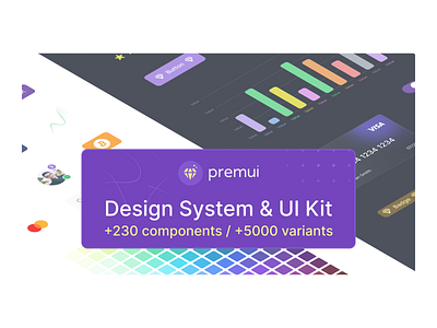 Design System & UI Kit for Figma app design dashboard design system figma figma prototypes saas ui ui components ui design ui kit ux design variables