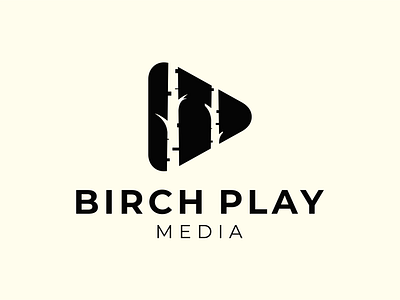 Birch Play birch forest logo media play tree