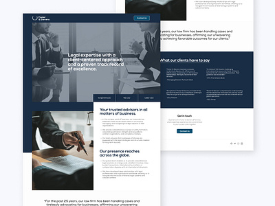 Foster & Stevens (Law Firm) attorney clean law lawfirm lawyer legal minimal ui ux web web design webdesign