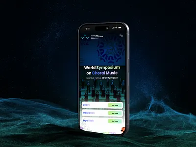 WSCM Mobile | UI app button buy design home homepage mobile music project symposium ticket ui ux web website world