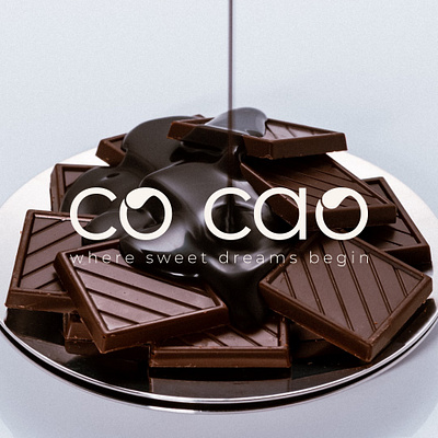 Logo - Co Cao branding cacao chocolate cocoa design dream food graphic design illustration logo sweet typography vector