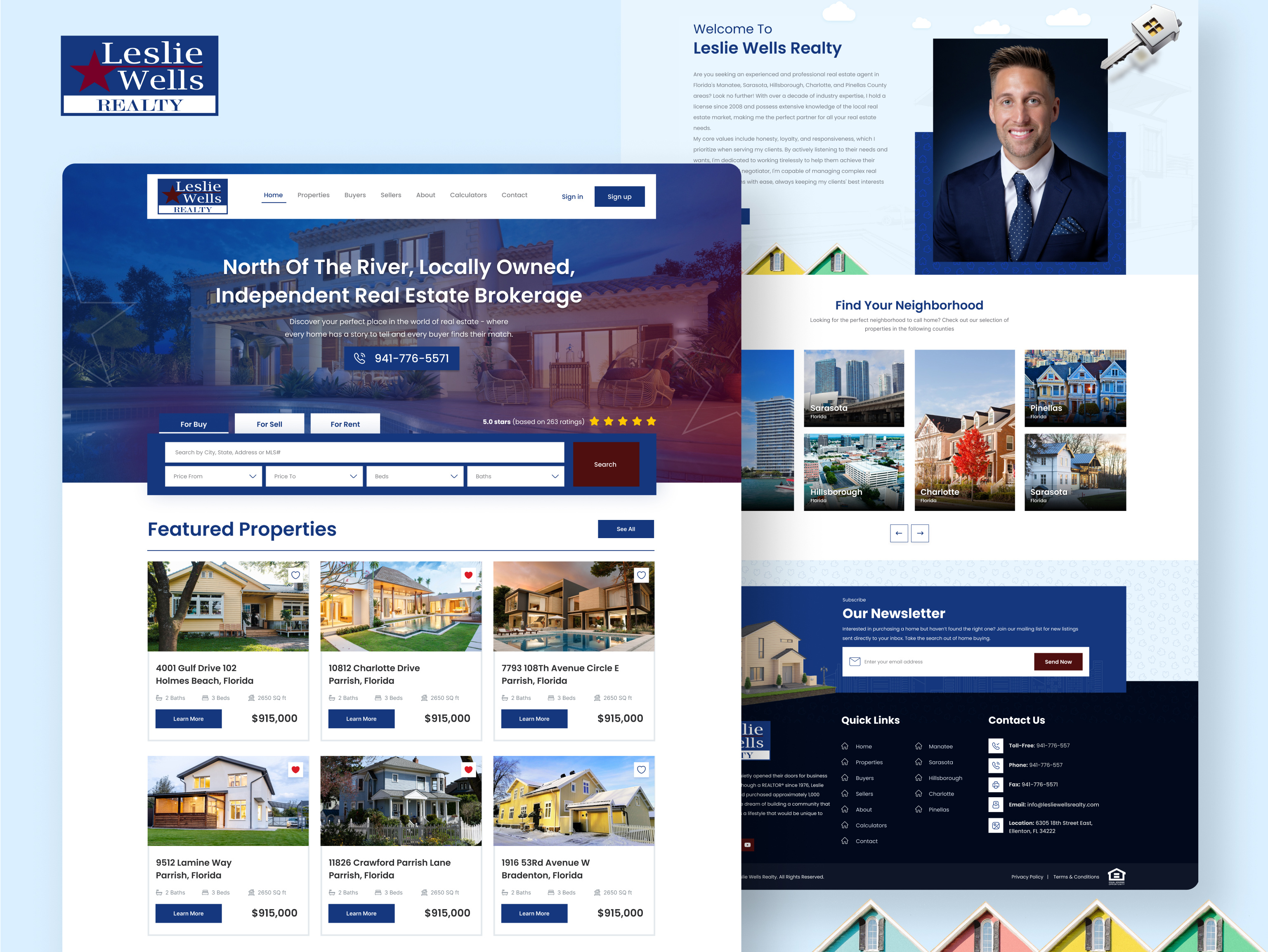 Luxury Real Estate  Design & Development Project by Innovative Glance on Dribbble