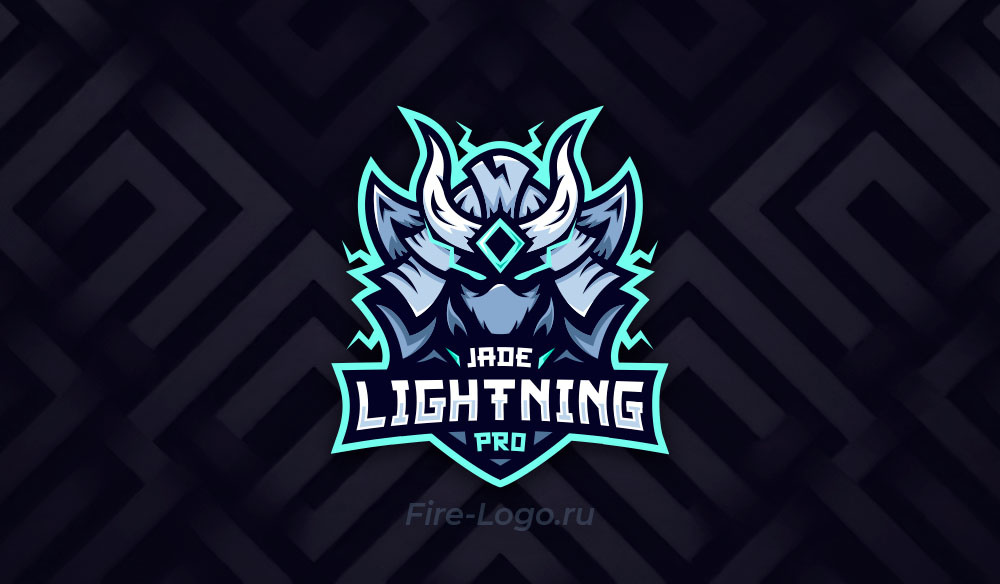 Example of E-sports Logo with samurai mascot
