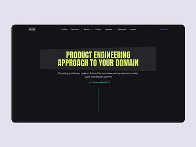 Web & Mobile Product Development Agency - Website agency clean design clean ui corporate website interface landing page ui ux website