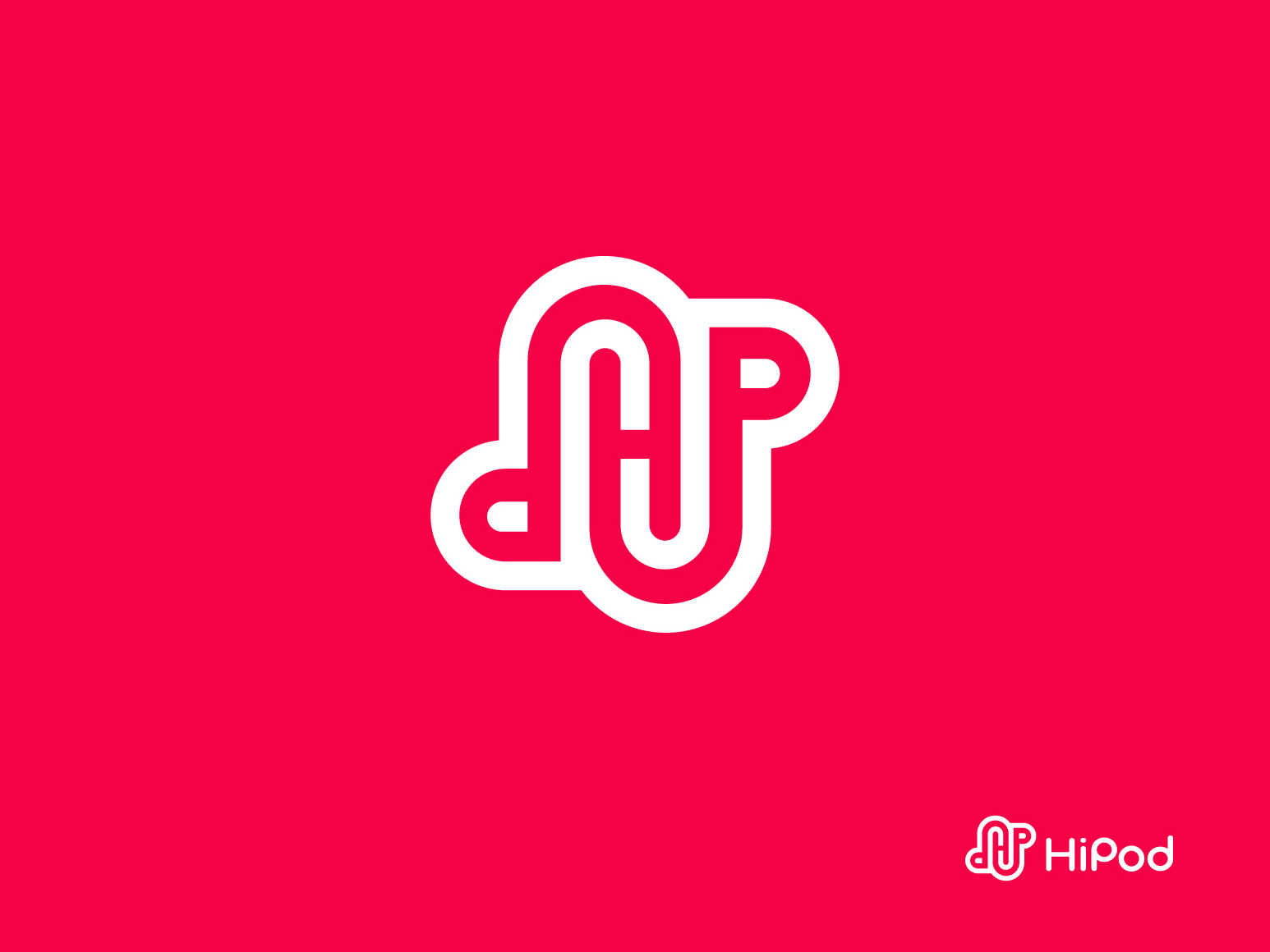 pod, talk, speak, speech, logo design, letter p & h pod logo by Md ...