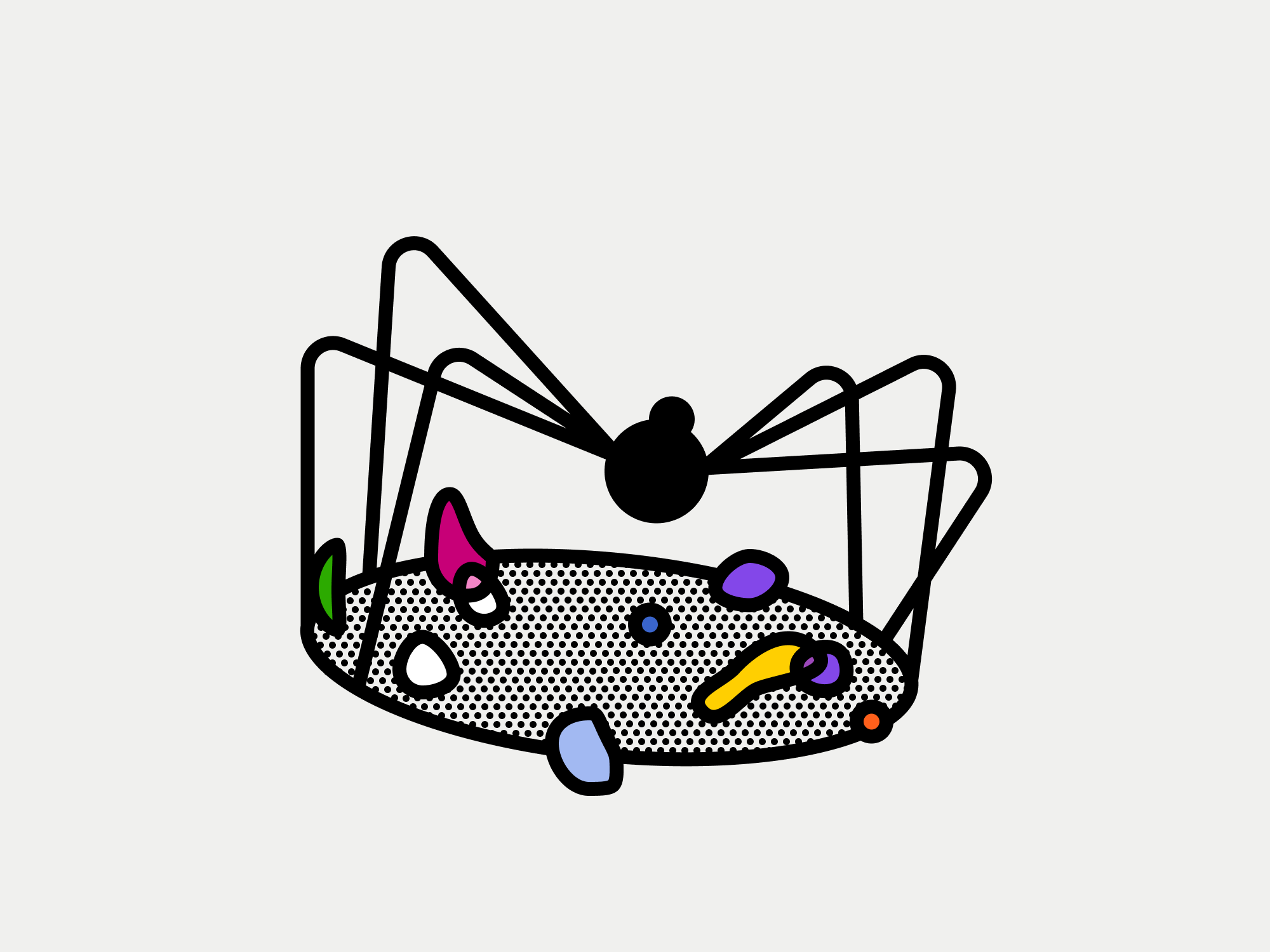 Spider flat illustration illustration inktober inktober2 spider spiders vectober vectober2023
