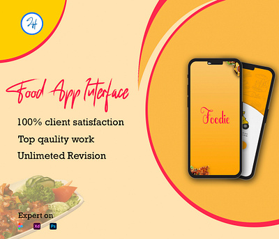 food app interface app appdesign design foodapp graphic design logo minimal mobille app phototype ui uidesign uiux ux vector