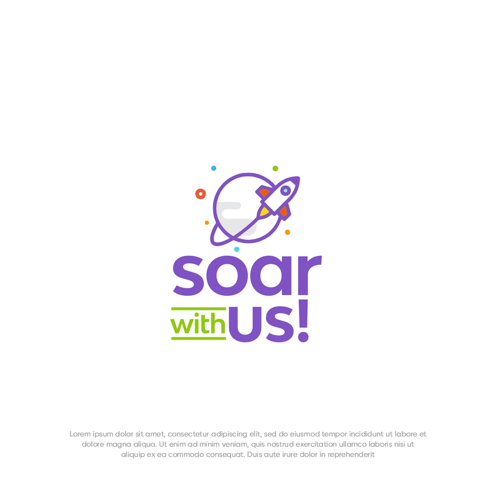 Logo Design For 'Soar with US!' 3d animation brand logo branding business logo company logo creative logo graphic design logo logo design logo designer logo designers logo maker logo type minimalist logo modern logo motion graphics professional logo ui
