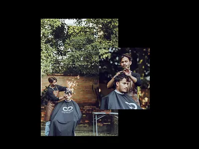 Parallax Effect for Cuts and Coffee animation barbershop clean cuts and coffee luxury motion graphics parallax premium scroll scroll animation smooth ui website