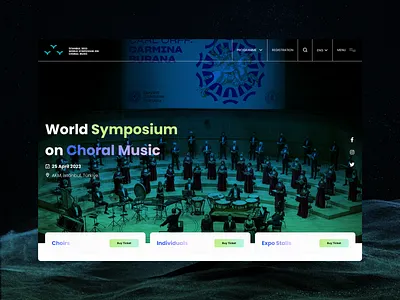 WSCM | UI buy design gradient home homepage landing page project shot ticket ui ux web website