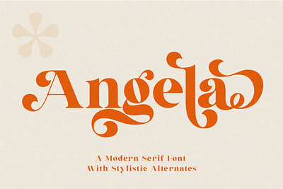 Angela - Modern Serif Font