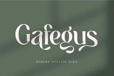 Gafegus - Modern Stylish Serif Font