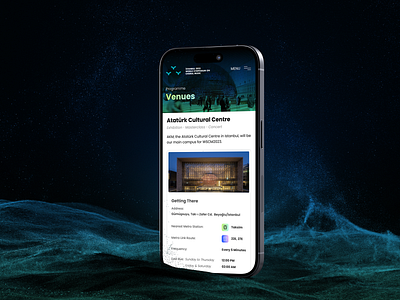 WSCM Mobile | UI app art concert design homepage ios locations mobile programme project shot station ui ux venues web website