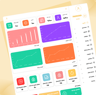 Admin panel ui