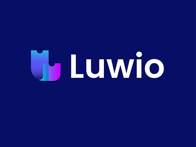 luwio booking culture event gradient logo online sport ticket youth