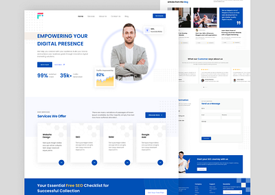 Creative Digital Agency Landing Page agency creative digital landingpage ui ux website