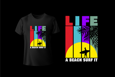 Life T shirt Design branding color design graphic design shirt t shirt t shirt design tee