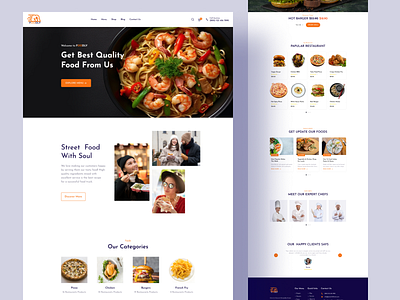 FOODLY- Food delivery Landing Page delivery design ecommerce food fooddelivery foodly landing landingpage landingpagedesign ui uidesign uidesigner uiux ux uxdesign uxdesigner web website websitedesign