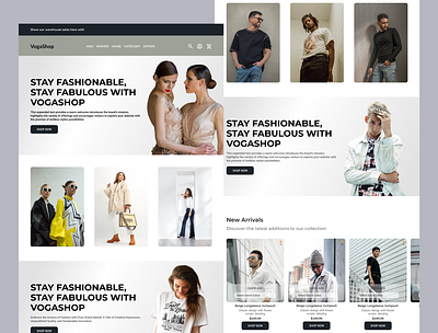 FASHION E-COMMERCE WEBSITE ui ux designer