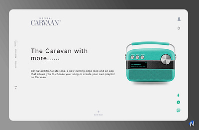 Amazing Caravan Re-design Looks Good - Nevina Infotech 3d animation branding carvaan graphic design ui