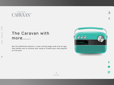 Amazing Caravan Re-design Looks Good - Nevina Infotech 3d animation branding carvaan graphic design ui