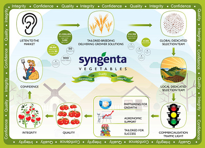 Syngenta Brochure graphic design