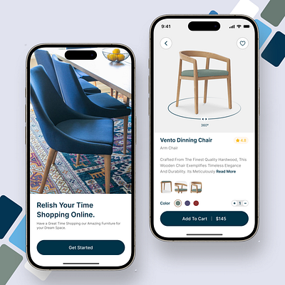 Furniture Mobile App Design ui