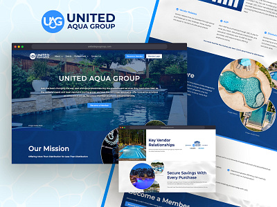 United Aqua Group - New Website Design & Build branding web development website design