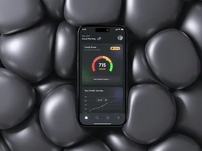 Credit Score App cred credit credit score fintech money payments score ui ux