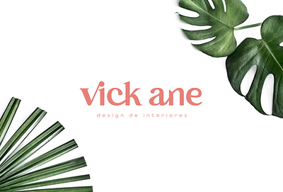 Vick Ane - Branding & Visual Identity branding design graphic design interiores key visual logo logotipo pattern