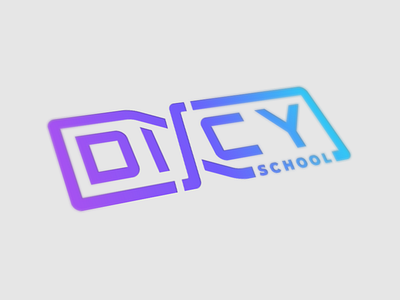 DICY SCHOOL LOGO branding logo motion graphics