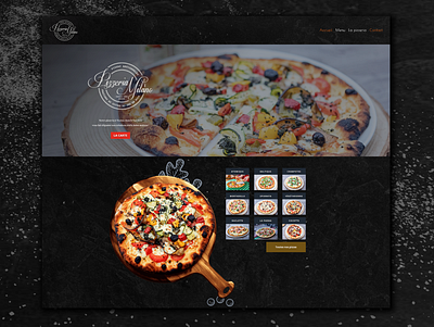 PIZZERIA MILANO WEBSITE branding graphic design website