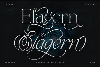 Elagern - Modern Stylish Serif