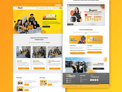 Campus Tech Yogyakarta Technology campus desgin profile tech technology university website wordpress