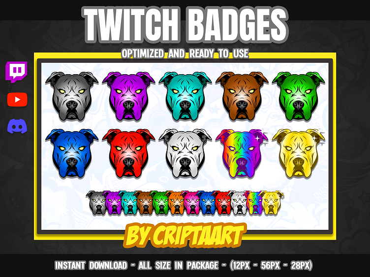 ArtStation - Twitch SUB Badges