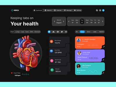 heartbeat web Ui app branding design graphic design illustration logo typography ui ux vector